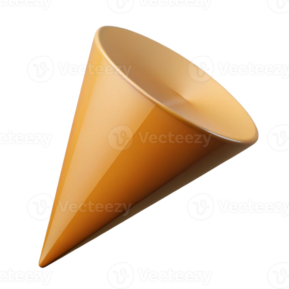 tranquil striking Crisp edges, geometric cone, single-weight stroke with Scalable Design. artisan png