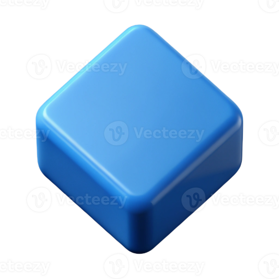 inspired avant-garde Geometric square with crisp edges and flat blue color. Minimal design with Scalable Design. exclusive png
