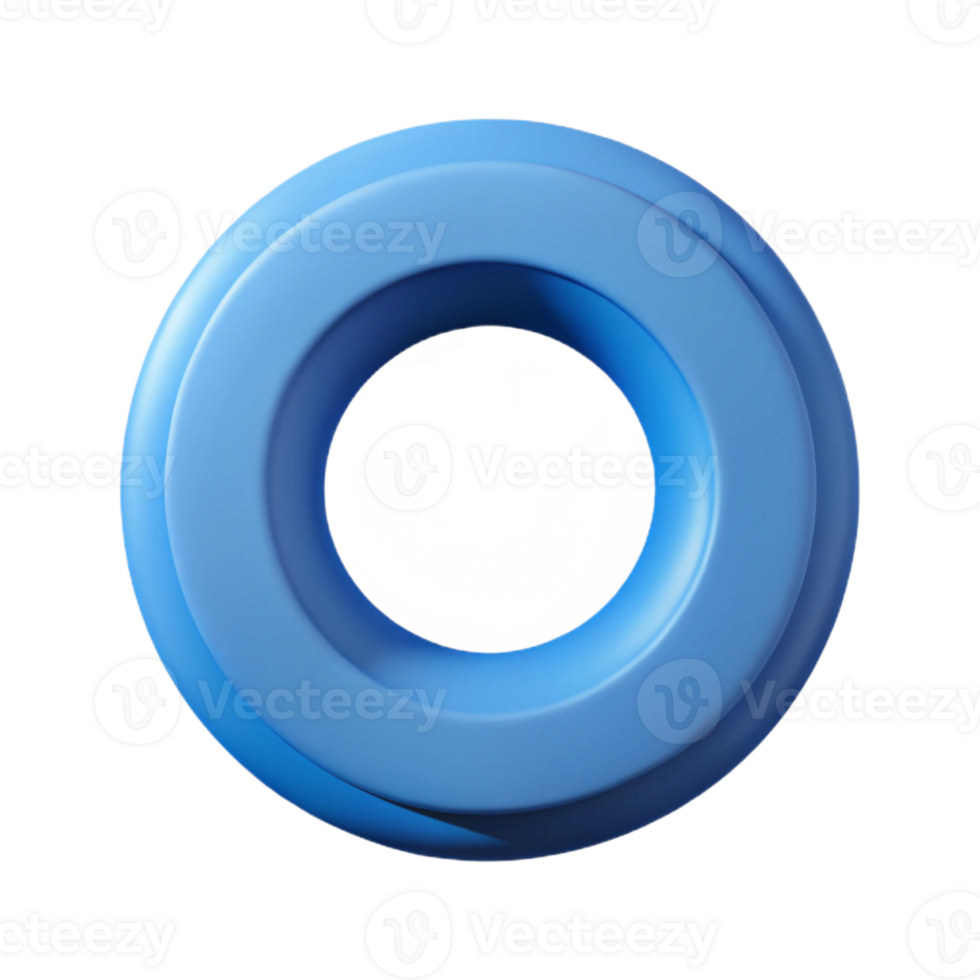 timeless contemporary Symmetrical O constructed from concentric circles. Flat color, clean lines with Scalable Design. original png