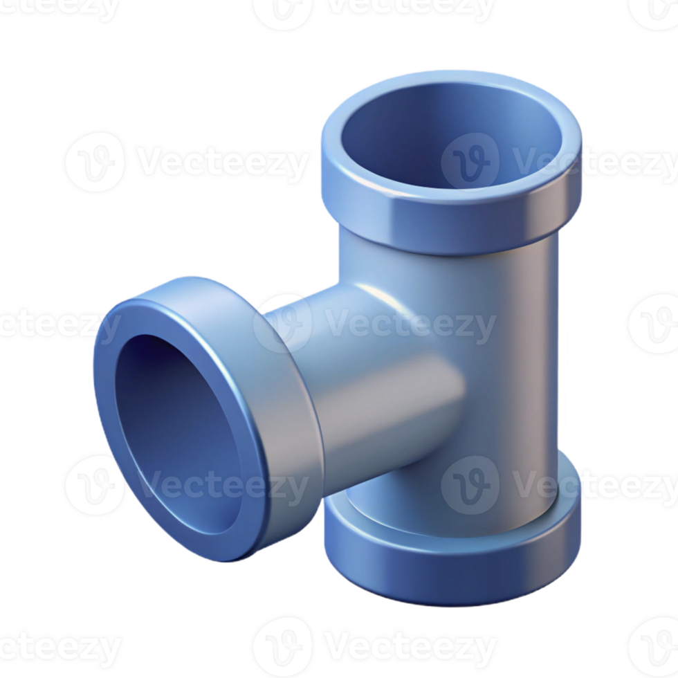 serene inspired Minimal illustration of a pipe fitting. Clean lines, flat color with Scalable Design. png
