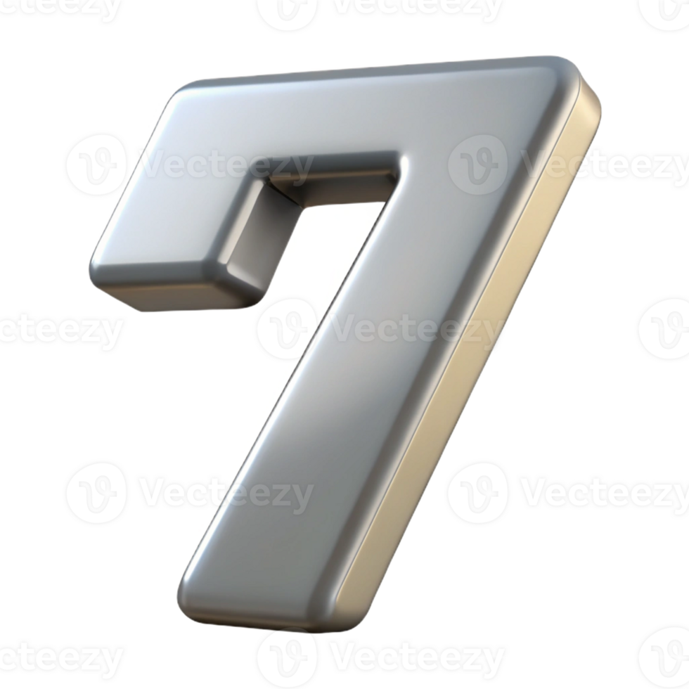 elegant reflective vintage Minimal, scalable number in light gray. Crisp edges with Scalable Design. handcrafted png