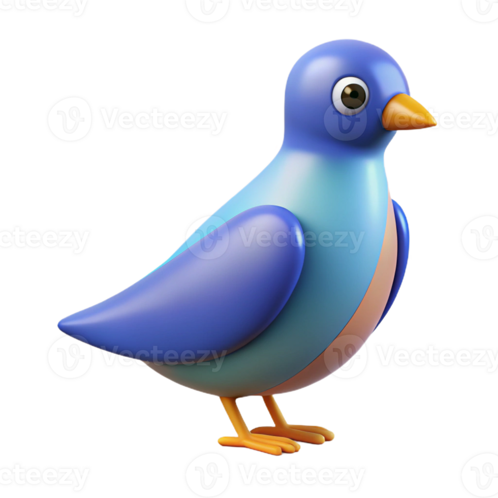 melancholic extraordinary Clean lines forming a stylized bird. Flat color, sharp edges. with Scalable Design. museum quality png