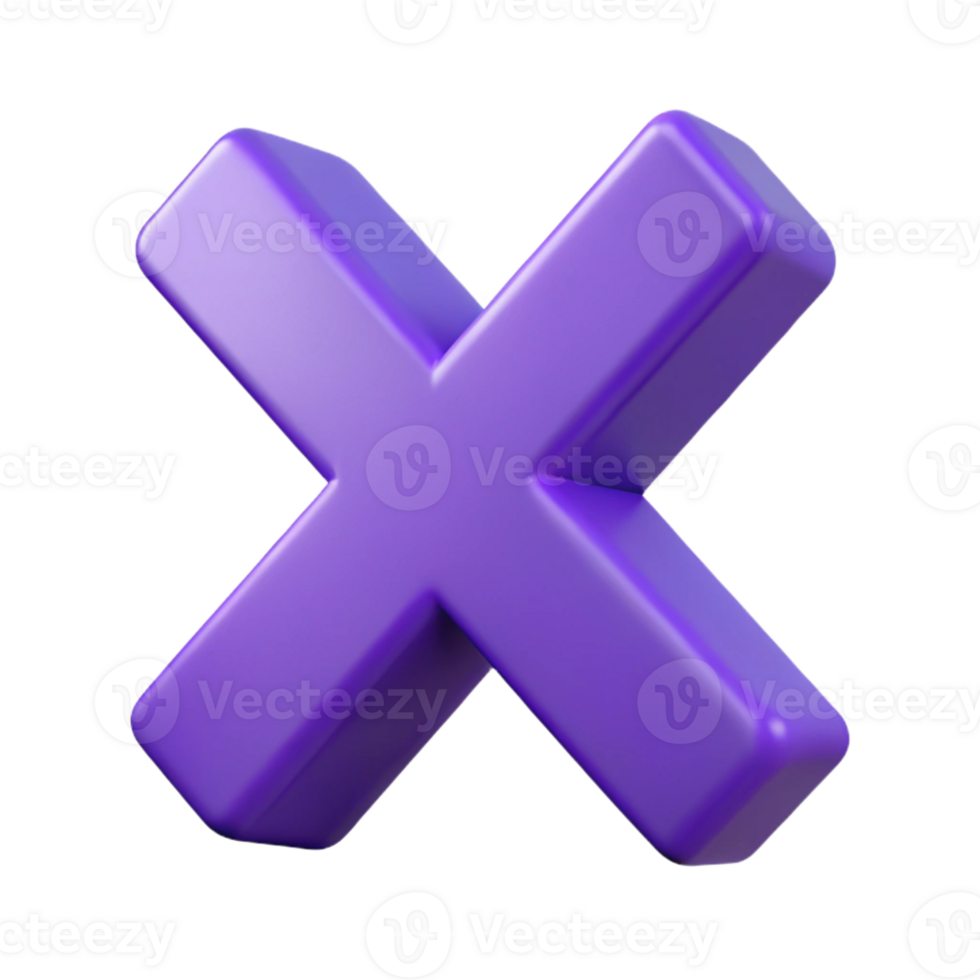 striking avant-garde A flat color X icon. Clean lines, minimal design, sharp edges with Scalable Design. professional png