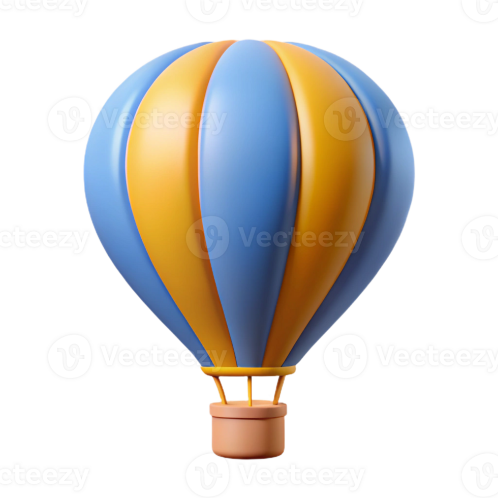 ethereal alluring Scalable silhouette of a hot air balloon. Minimal design, flat color, crisp edges with Scalable Design. masterfully captured png