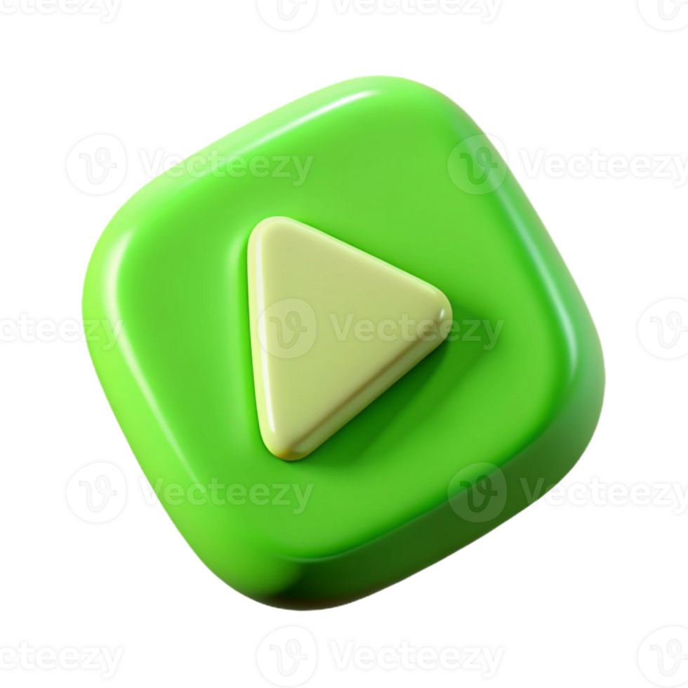 sumptuous inspired Clean lines, scalable PLAY in bright green. Flat color with Scalable Design. png