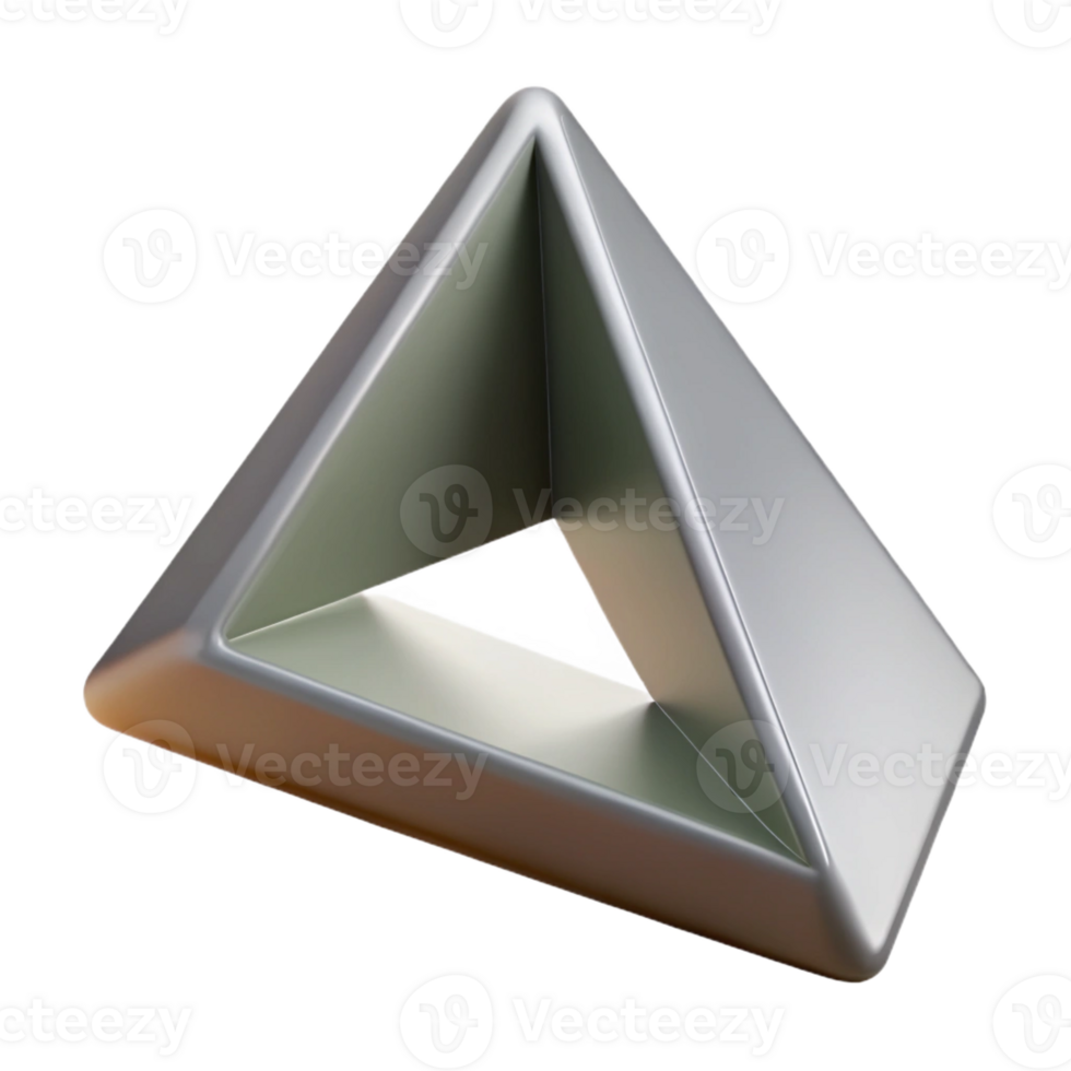 picturesque unparalleled Geometric symbol of triangle. Equilateral triangle with sharp angles. Crisp edges, with Scalable Design. png