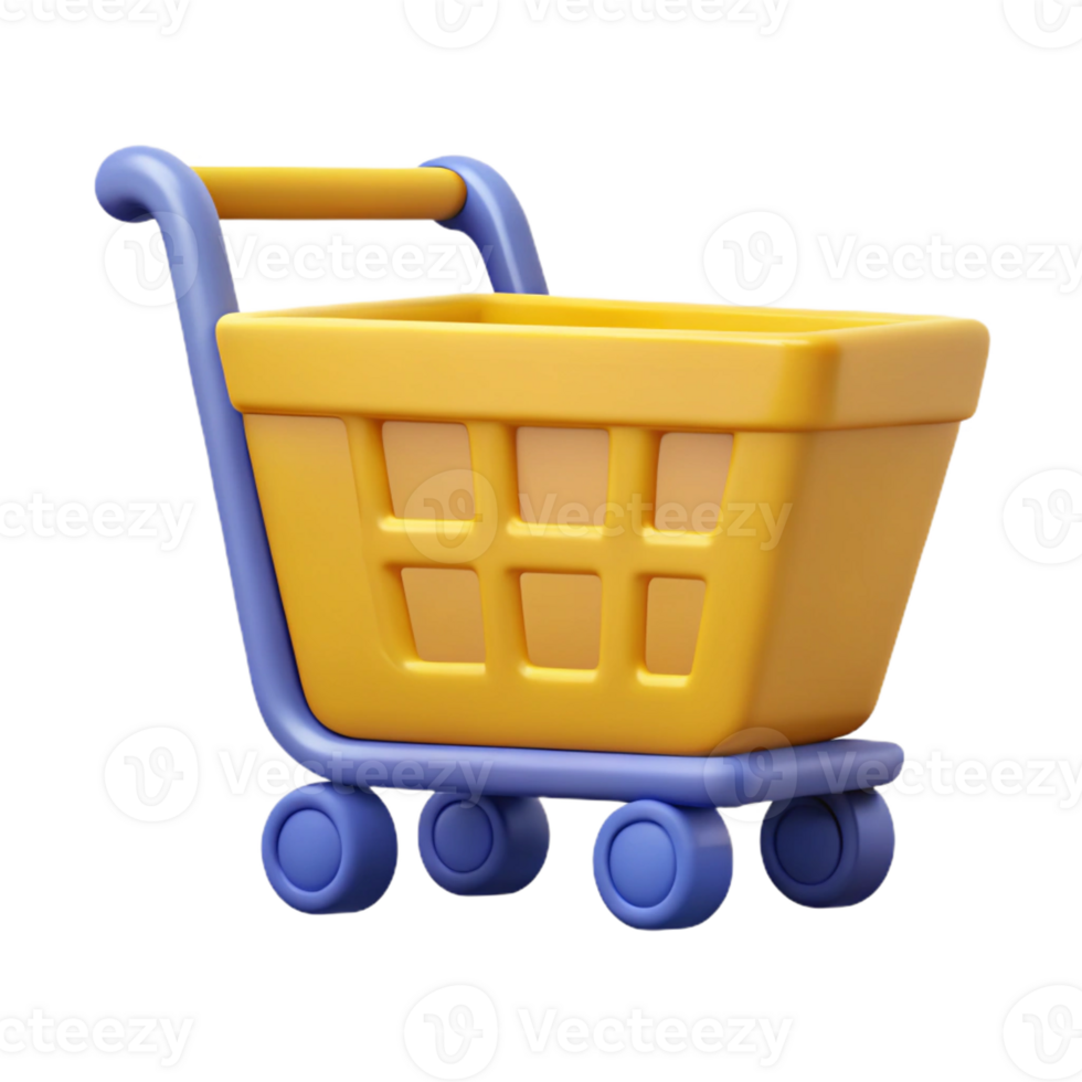elegant whimsical avant-garde A minimal shopping cart icon. Clean lines, flat color, with Scalable Design. professional png