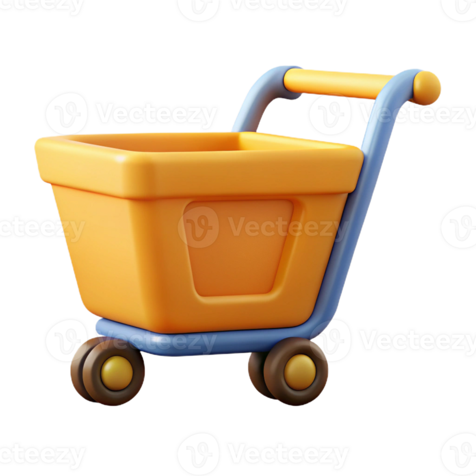 unparalleled baroque Minimalist shopping cart icon, crisp edges, flat color with Scalable Design. sharp png