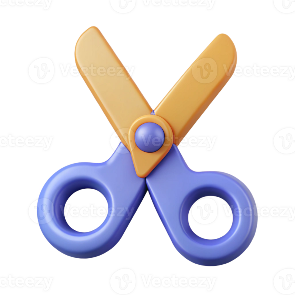 quintessential baroque Minimal scissors icon. Crisp edges, flat color, single-weight stroke. with Scalable Design. flawless png