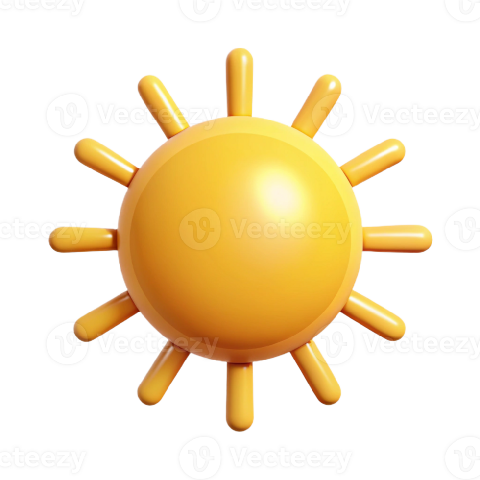 inspired artistic Clean lines depicting a simple sun icon. Flat color, with Scalable Design. impeccable png