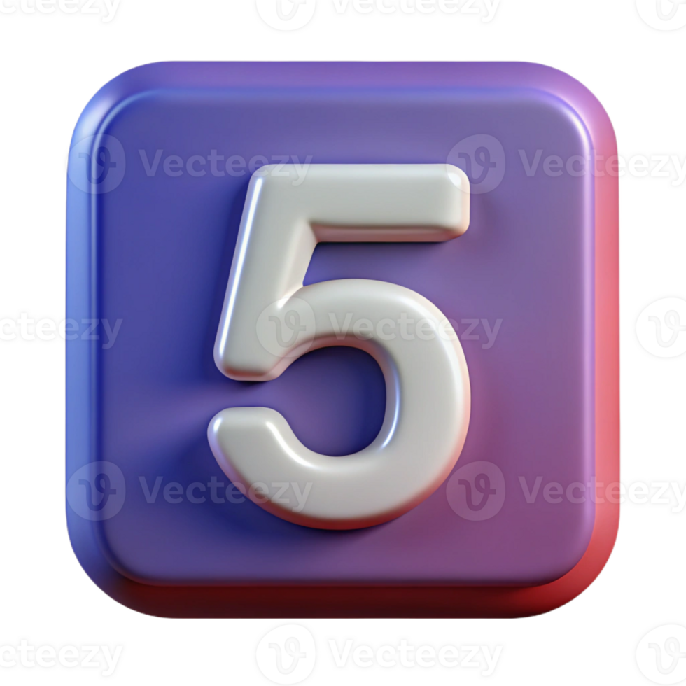 elegant notable Square badge with a bold number . Single-weight stroke, flat color, clean lines with Scalable Design. png