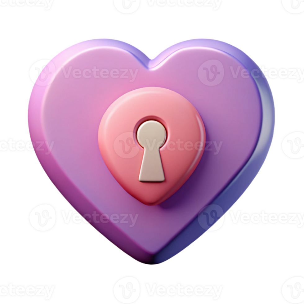 immaculate urban Heart-shaped badge, minimalist keyhole icon. Crisp edges, flat color, single-weight stroke with Scalable Design. crisp png