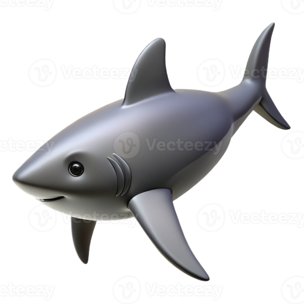gorgeous rare Silhouette of a swimming shark. Clean lines, scalable, single-weight stroke with Scalable Design. png