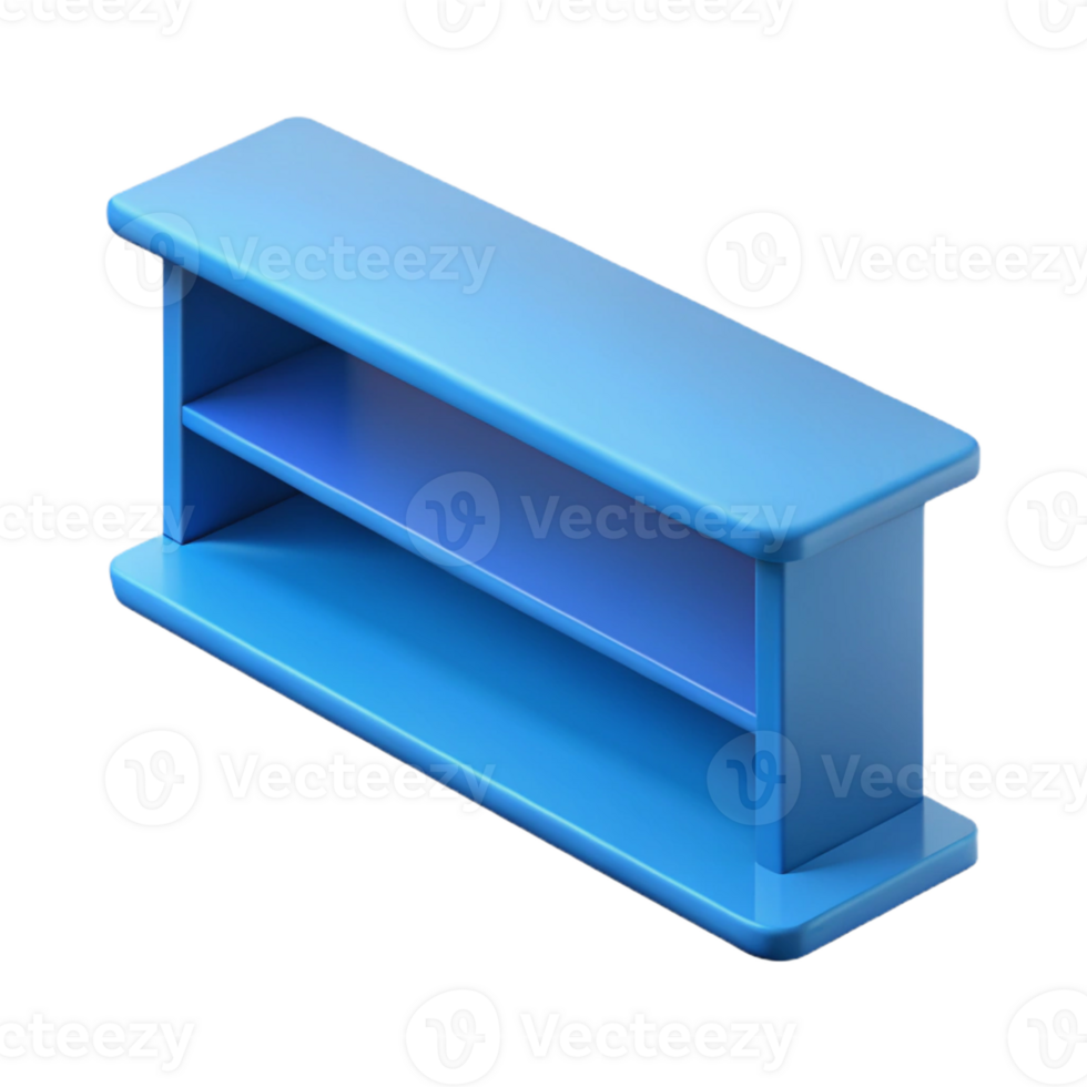 stunning mid-century Blueprint of a simple shelf. Crisp edges, clean lines with Scalable Design. crisp png
