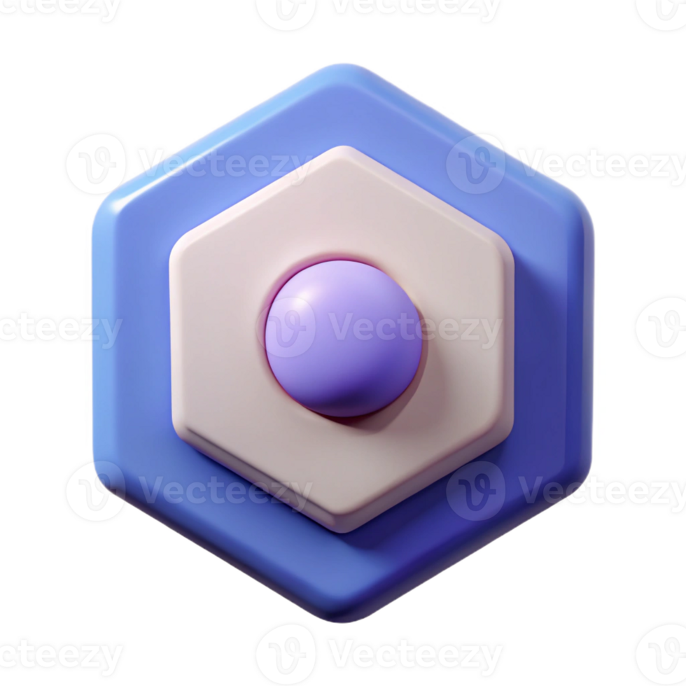 striking notable Pentagonal badge with a simple circle in the center. Minimal design, single-weight stroke with Scalable Design. png