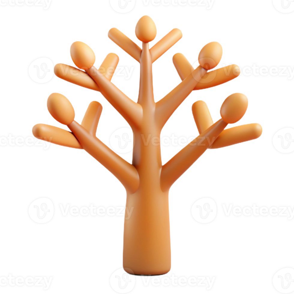 tranquil striking Clean lines forming a stylized tree. Flat color, minimal branches with Scalable Design. top-tier png