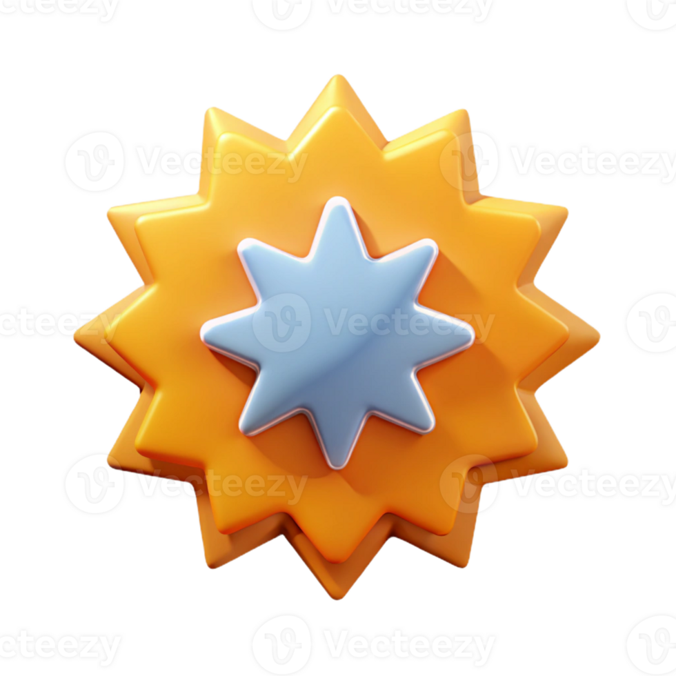 sought-after victorian Burst badge with twelve points. Symmetrical, geometric, clean lines with Scalable Design. high resolution png