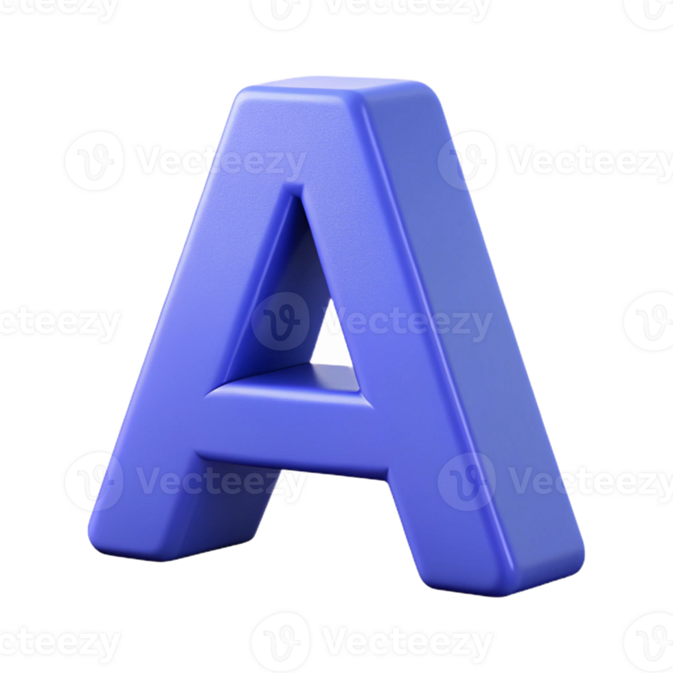 intense spectacular Letter A in a simple sans-serif font. Geometric, flat color, with Scalable Design. flawless png