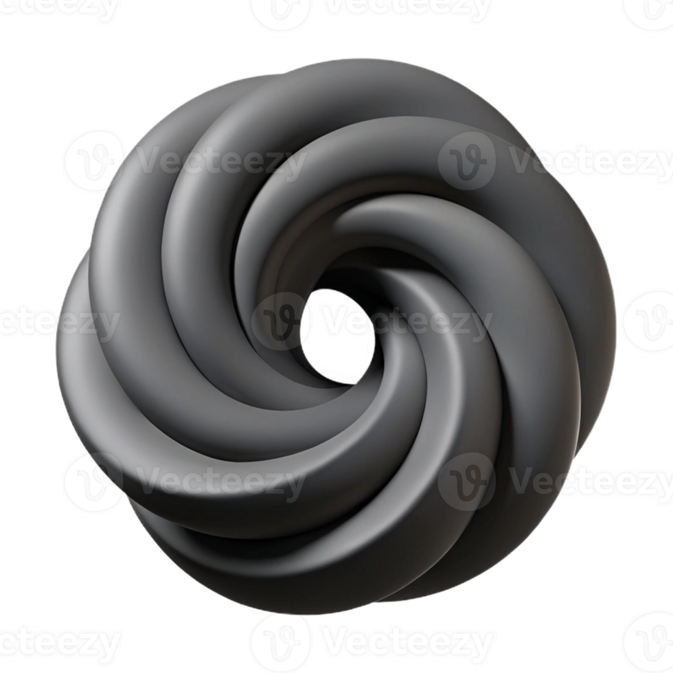 romantic gorgeous Geometric spiral with a single-weight stroke. Black flat color, clean lines. with Scalable Design. museum quality png