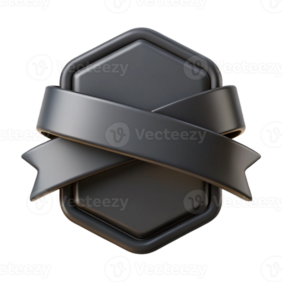 wonderful dreamy industrial Banner badge with text placeholder, flat black color, crisp edges with Scalable Design. gallery standard png