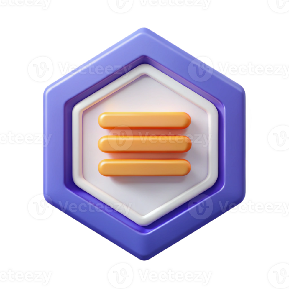 serene inspired Hexagonal badge with two horizontal lines. Clean lines, scalable, minimal with Scalable Design. png