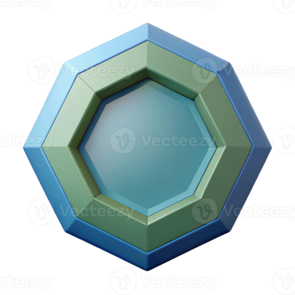 melancholic striking Symmetrical, geometric design of an octagon. Flat color, clean lines with Scalable Design. expertly shot png