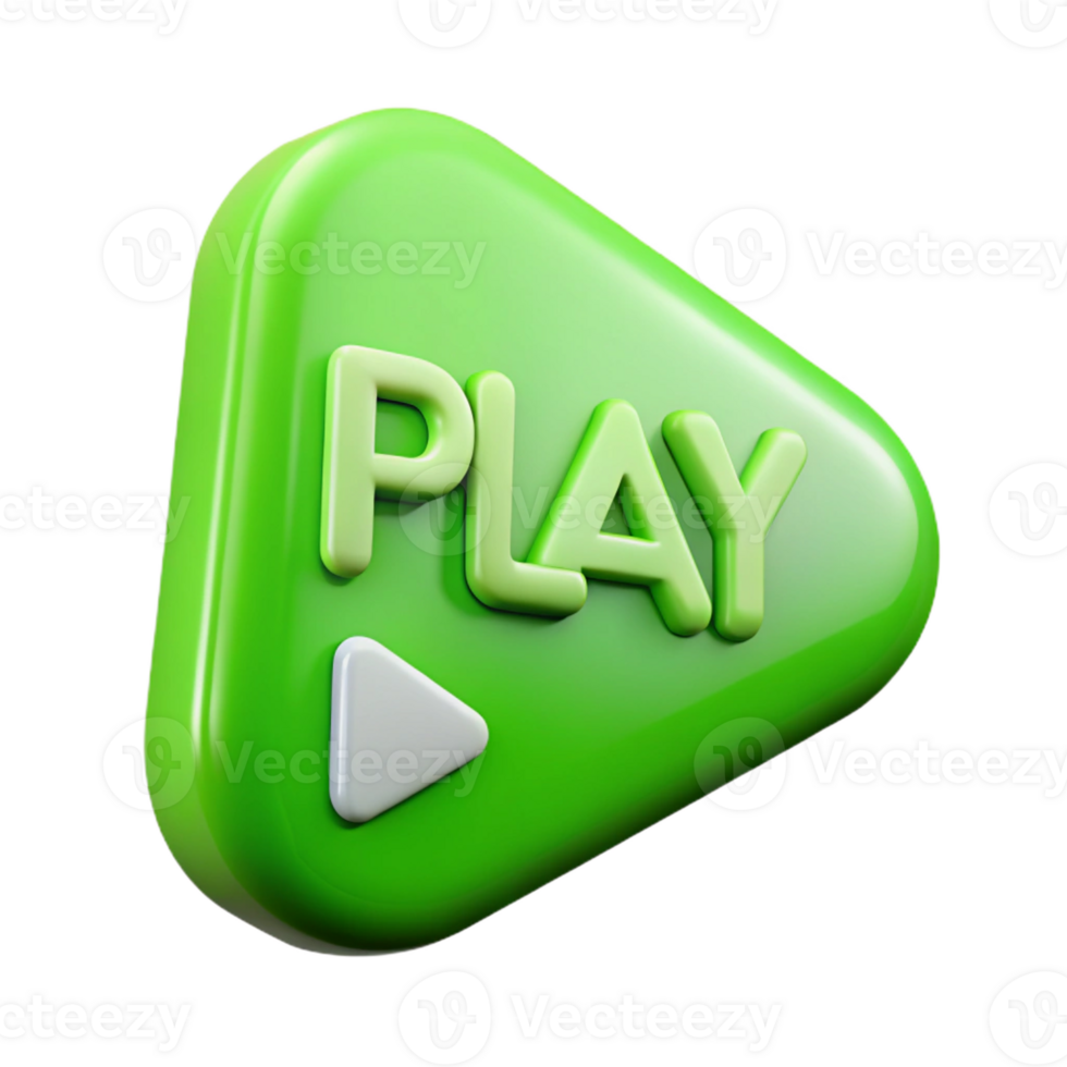 rare organic Clean lines, scalable PLAY in bright green. Flat color with Scalable Design. perfect clarity png