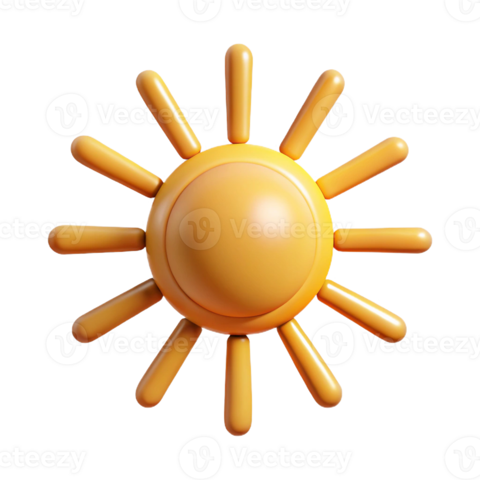 signature classic Stylized sun with radiating lines. Single-weight stroke, flat color, with Scalable Design. elite png