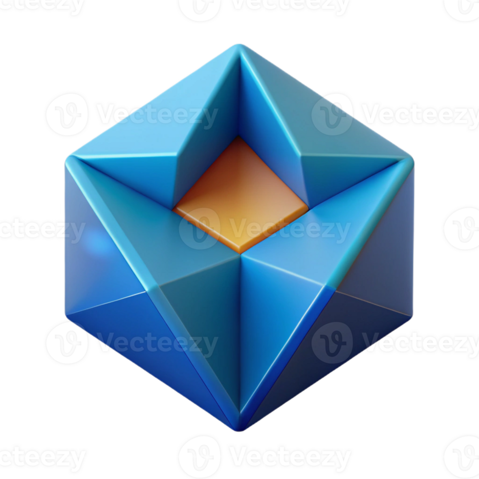spectacular playful tropical Geometric abstract shape with crisp edges. Flat color, clean lines with Scalable Design. flawless png