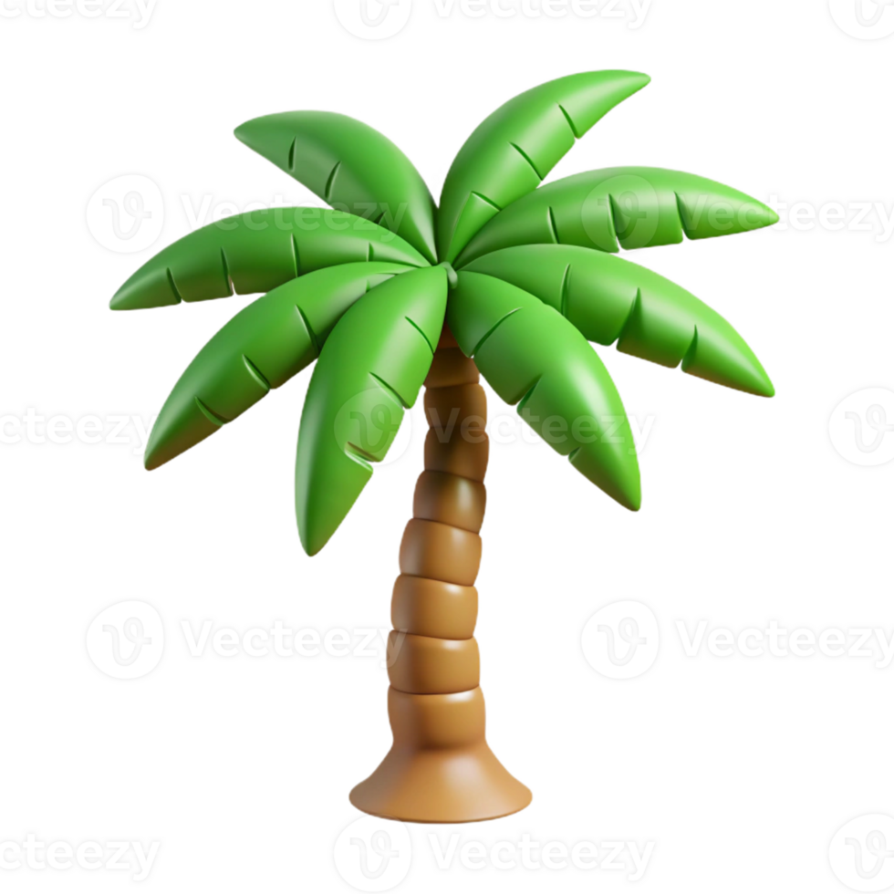 reflective pristine Scalable silhouette of a palm tree. Minimal design, flat color, crisp edges with Scalable Design. high resolution png