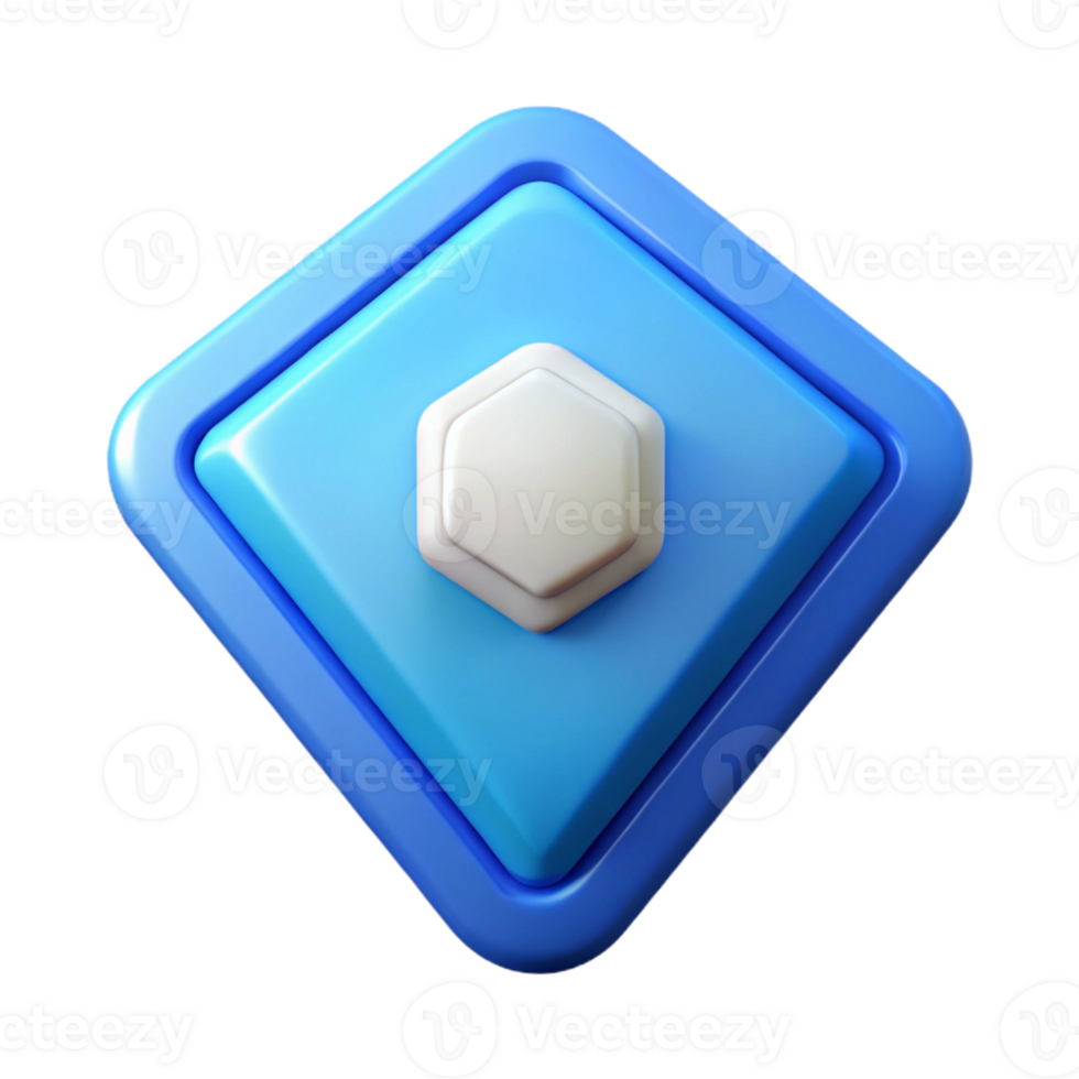 pristine celebrated Diamond-shaped badge with a dot in the center. Minimal, scalable, crisp edges with Scalable Design. png