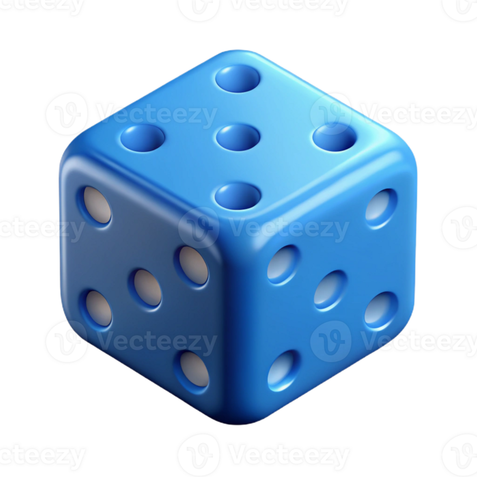 romantic magnificent Isometric set of dice with solid color and crisp edges. Minimal design with Scalable Design. studio quality png