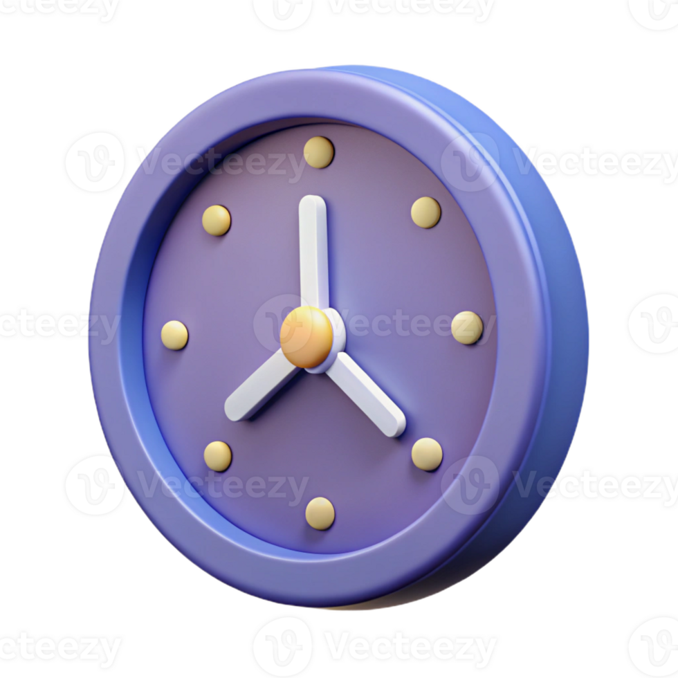 harmonious striking Scalable, flat color illustration of a clock. Crisp edges, single-weight stroke with Scalable Design. masterfully captured png
