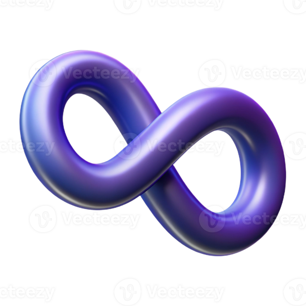 dramatic immaculate Abstract infinity symbol. Clean lines, minimal design, with Scalable Design. top-tier png