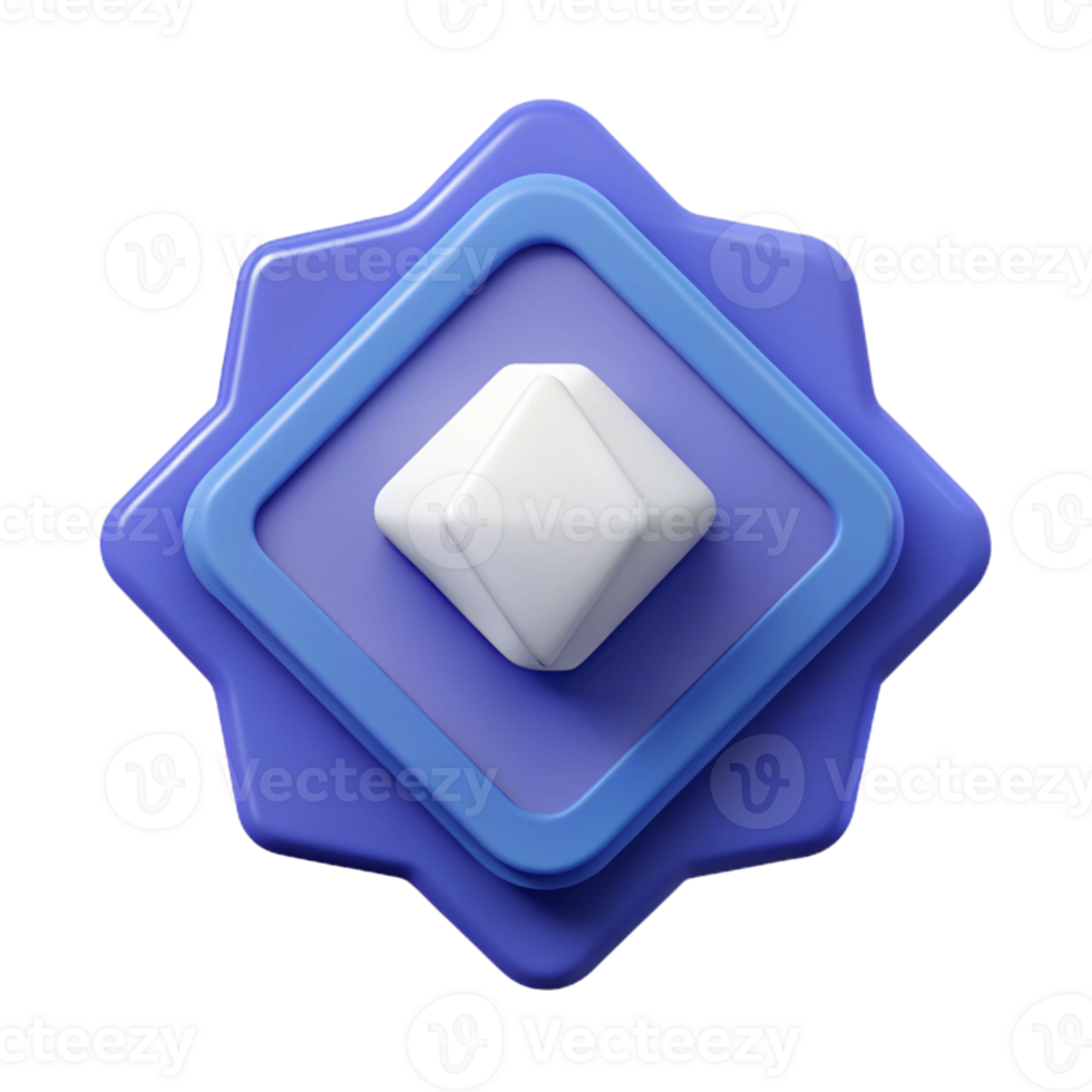 intense fascinating Diamond-shaped badge with inner circle. Symmetrical, minimal design, with Scalable Design. luxury png