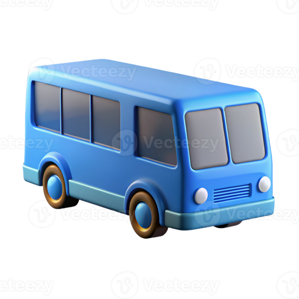 melancholic spectacular Pictogram of a bus. Clean lines, flat color, minimal with Scalable Design. detailed png