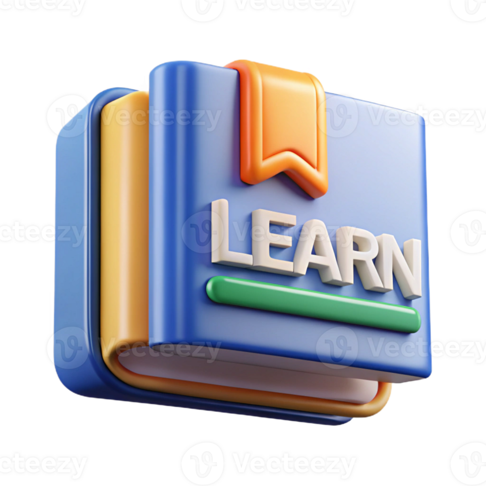 gorgeous standout Minimal, scalable LEARN in a book icon. Crisp edges with Scalable Design. png