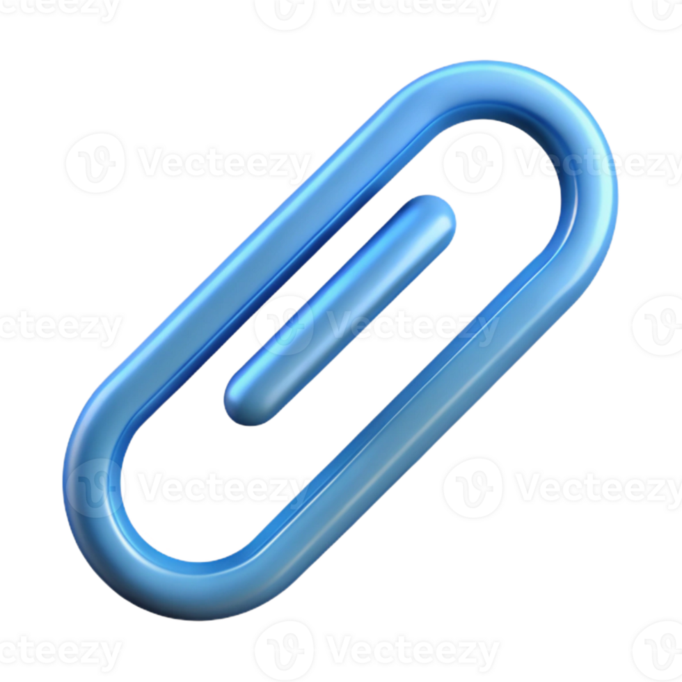 signature organic Scalable paperclip icon. Single-weight stroke, clean lines, minimal with Scalable Design. high resolution png