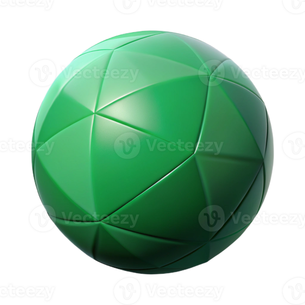 splendid art deco Geometric sphere with single-weight stroke. Green flat color, clean lines. with Scalable Design. sharp png