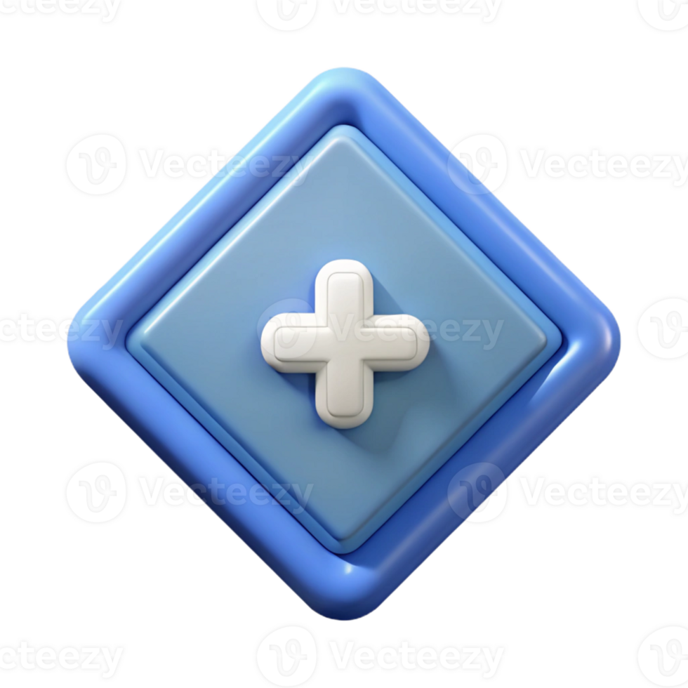 reflective radiant Diamond-shaped badge, centered cross. Crisp edges, minimal, single-weight stroke with Scalable Design. perfect clarity png