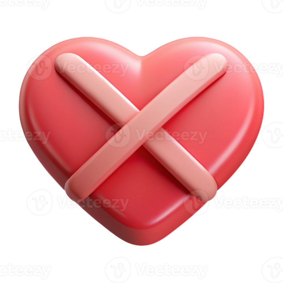 whimsical impressive Heart-shaped badge with two intersecting lines. Single-weight stroke, scalable, clean lines with Scalable Design. authentic png