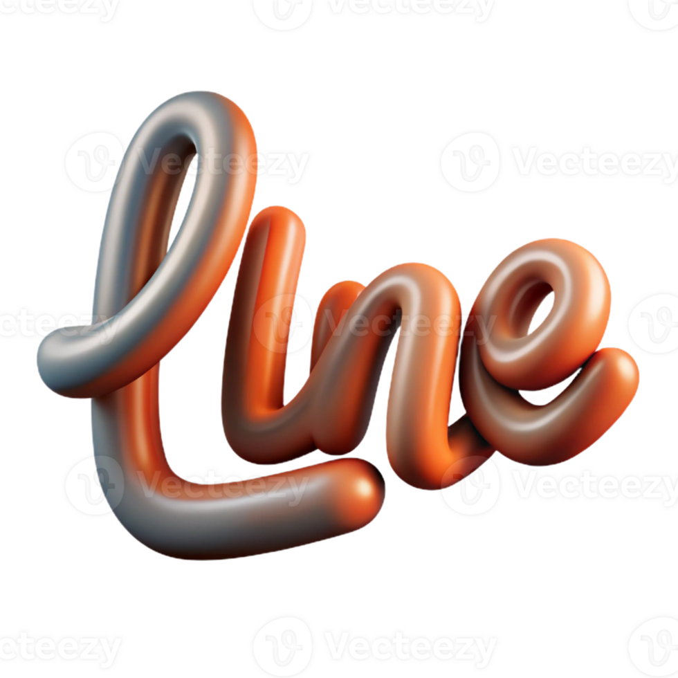 dramatic tropical The word LINE made of single-weight strokes. Clean lines, minimal with Scalable Design. high quality png