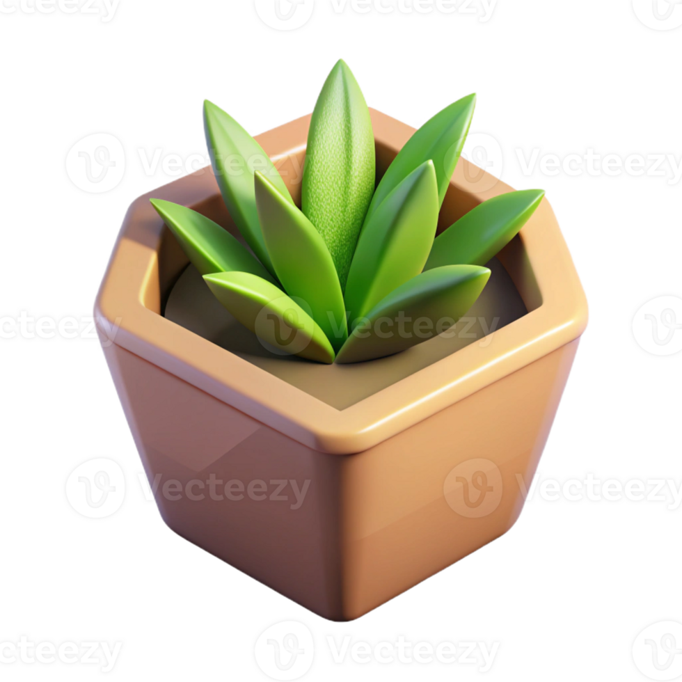 striking mysterious victorian Geometric isometric plant pot with Scalable Design. high resolution png