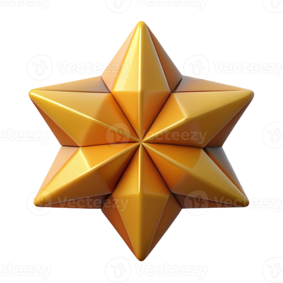 impressive timeless Symmetrical, geometric star with flat color. with Scalable Design. png
