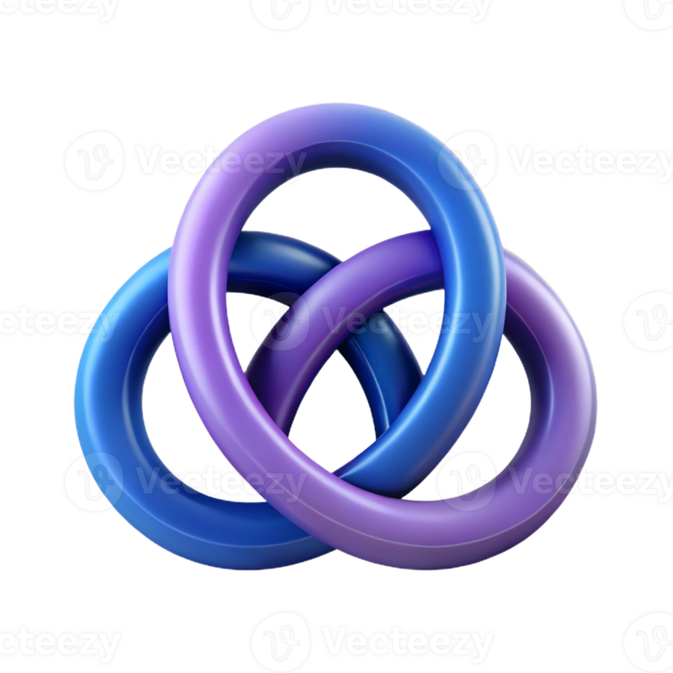 magnificent energetic traditional Symmetrical logo featuring three interlocking circles. Flat color, sharp edges with Scalable Design. impeccable png