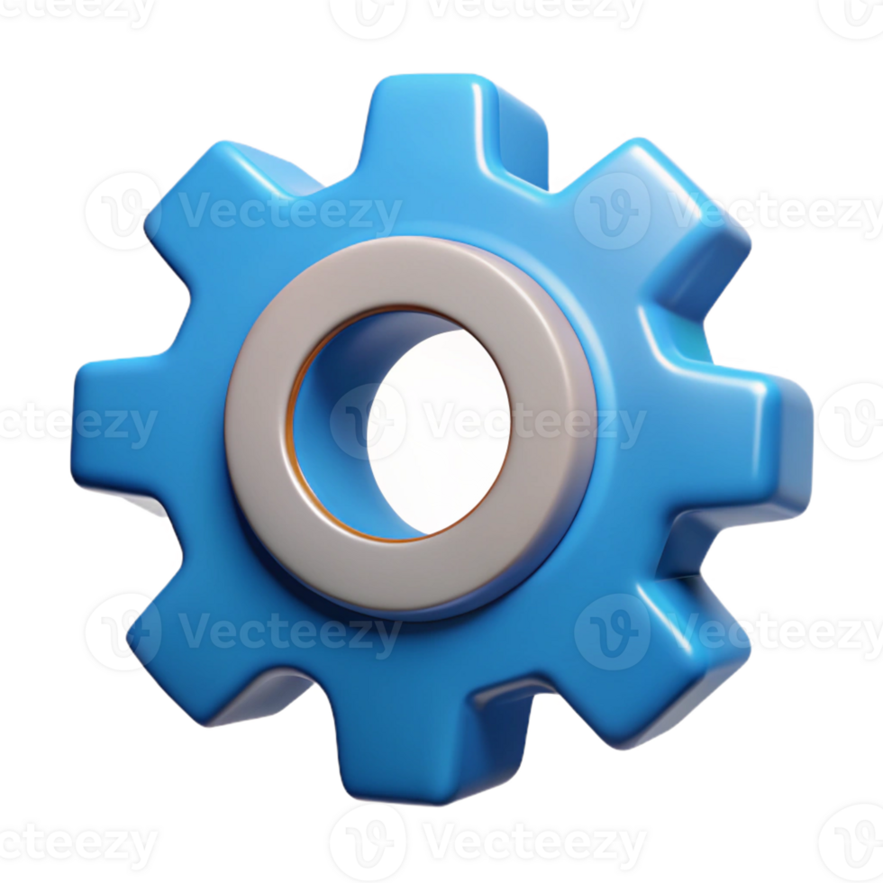 spectacular celebrated Gear mechanism with interlocking teeth. Crisp edges, scalable, flat color with Scalable Design. png