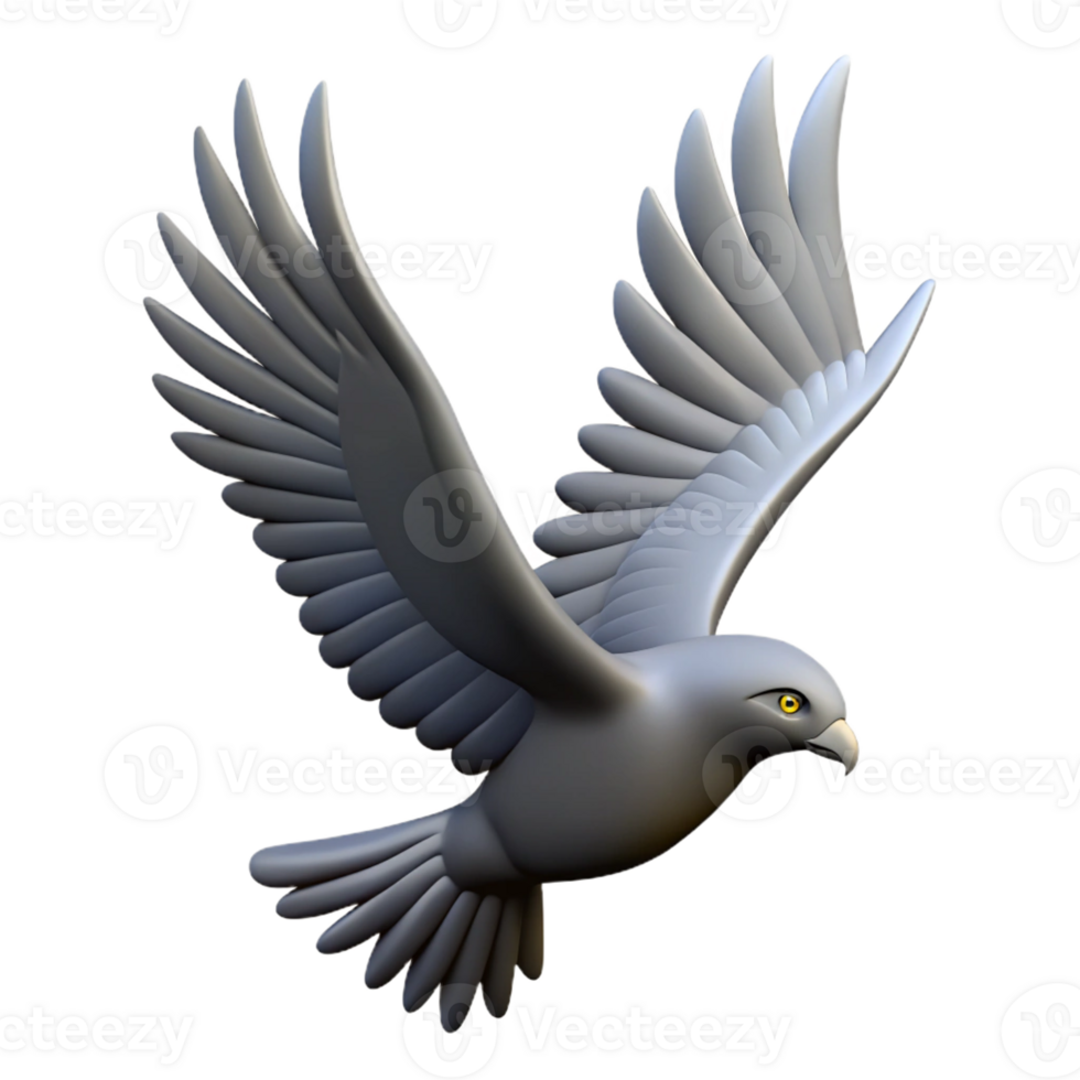 picturesque romantic artistic Minimal silhouette of a soaring eagle. Single-weight stroke, with Scalable Design. flawless png