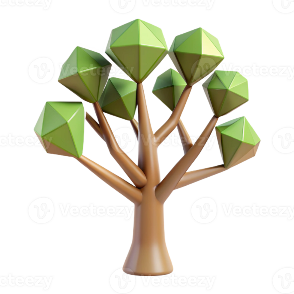 romantic elegant A stylized tree with geometric branches, single-weight stroke with Scalable Design. genuine png