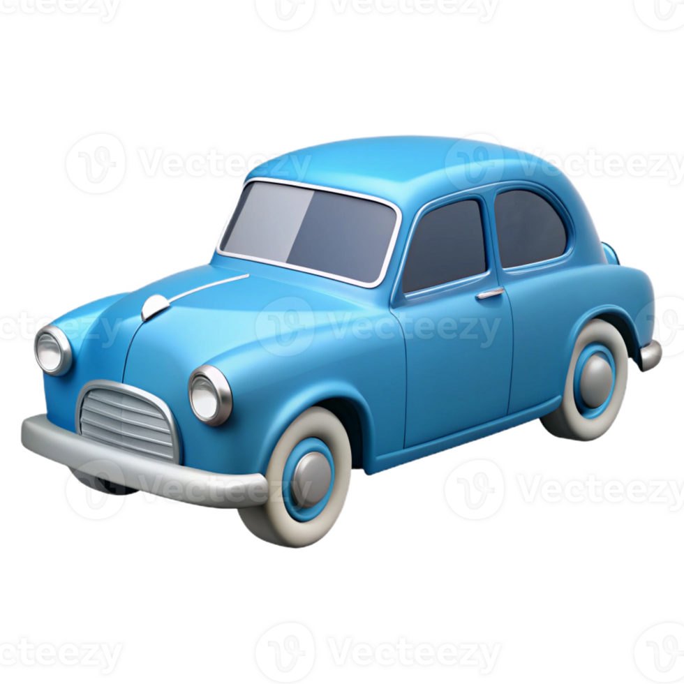 breathtaking harmonious retro Scalable silhouette of a vintage car. Minimal design, flat color, crisp edges with Scalable Design. 4K png
