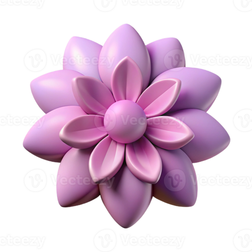 vibrant harmonious modern Silhouette of a blossoming flower. Clean lines, flat color, with Scalable Design. artisan png